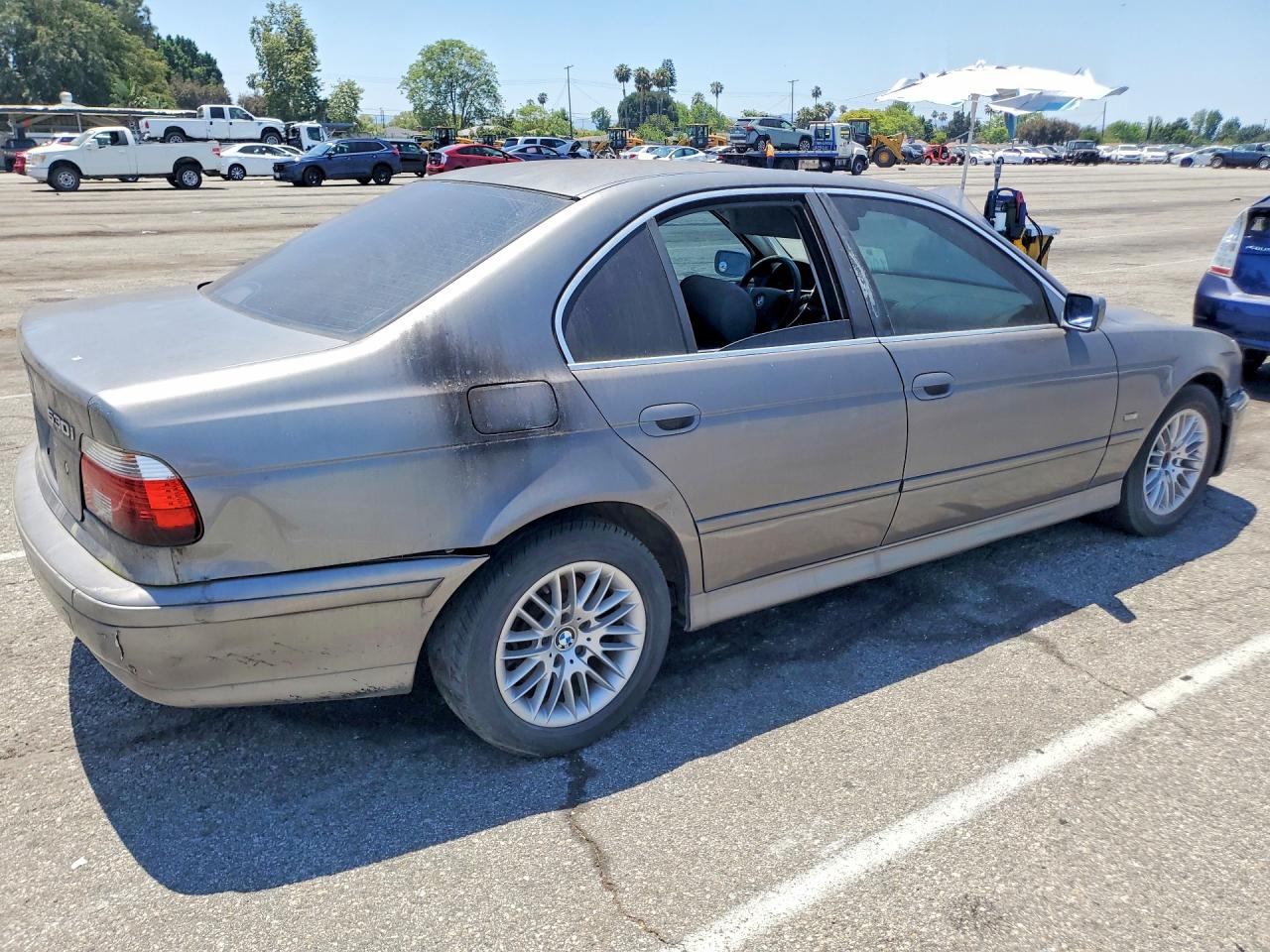 2003 Bmw 530 I Automatic Gray vin: WBADT63483CK38916