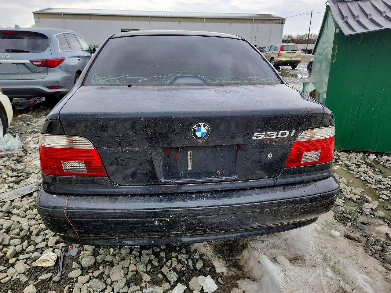 2001 Bmw 530 I Automatic Black vin: WBADT63491CF08641