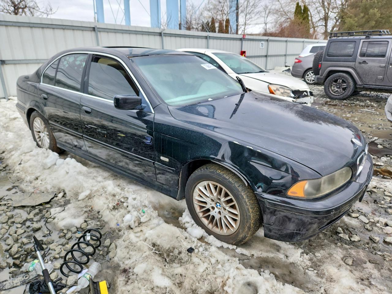 2001 Bmw 530 I Automatic Black vin: WBADT63491CF08641