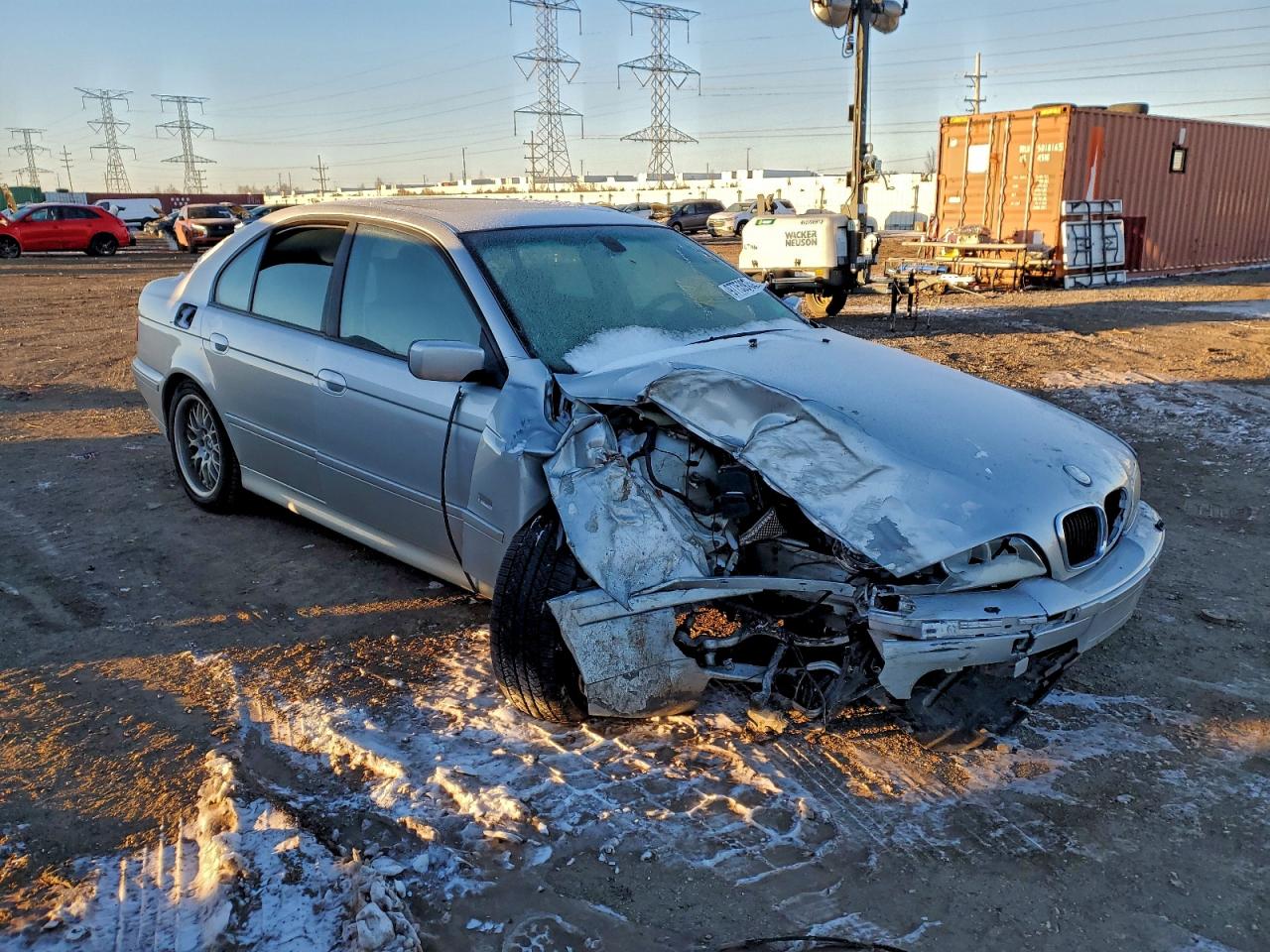 2001 Bmw 530 I Automatic Серебряный vin: WBADT63491CF10387