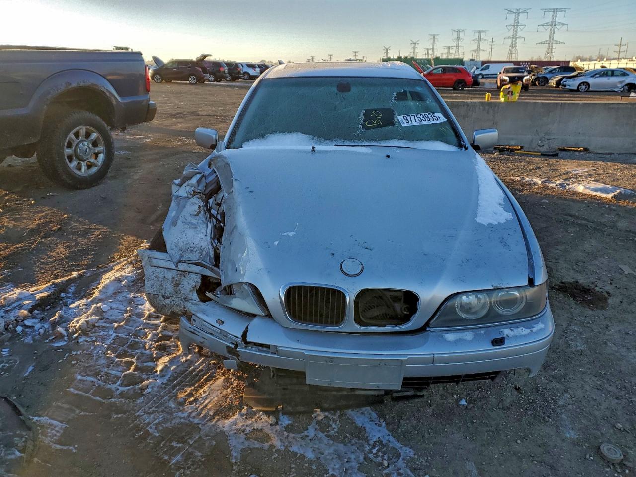 2001 Bmw 530 I Automatic Серебряный vin: WBADT63491CF10387