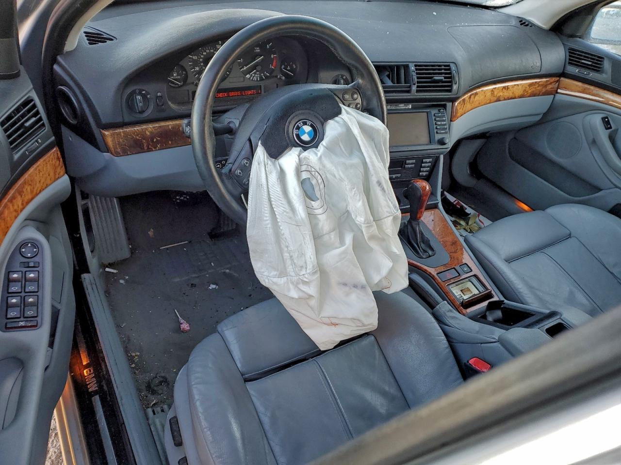 2001 Bmw 530 I Automatic Серебряный vin: WBADT63491CF10387