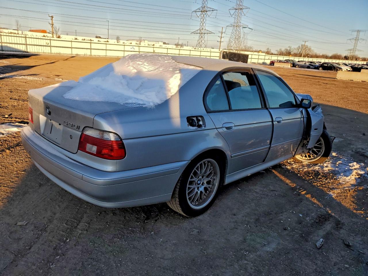2001 Bmw 530 I Automatic Серебряный vin: WBADT63491CF10387