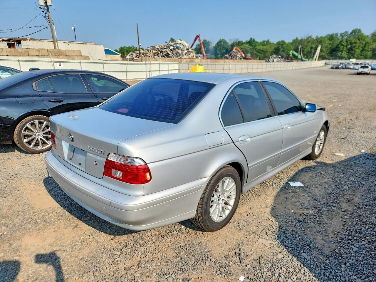 2002 Bmw 530 I Automatic Silver vin: WBADT63492CH85940
