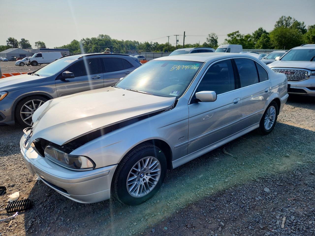 2002 Bmw 530 I Automatic Silver vin: WBADT63492CH85940