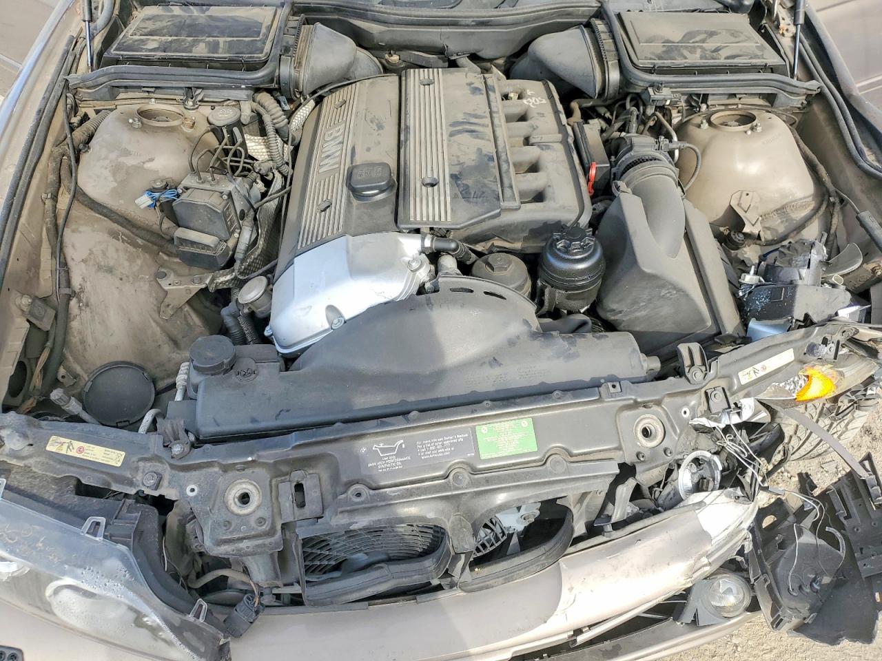 2002 Bmw 530 I Automatic Желто-коричневый vin: WBADT63492CH89261