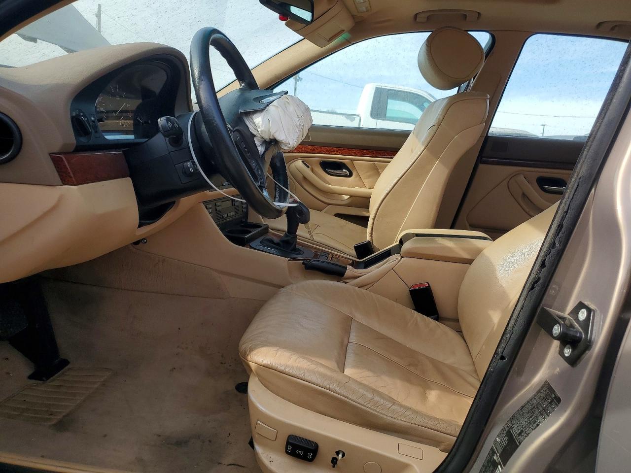 2002 Bmw 530 I Automatic Желто-коричневый vin: WBADT63492CH89261
