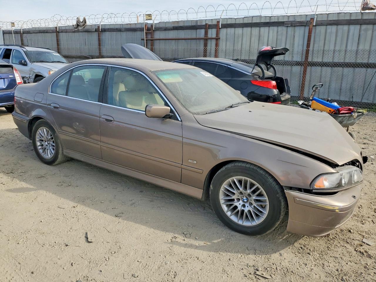 2002 Bmw 530 I Automatic Желто-коричневый vin: WBADT63492CH89261