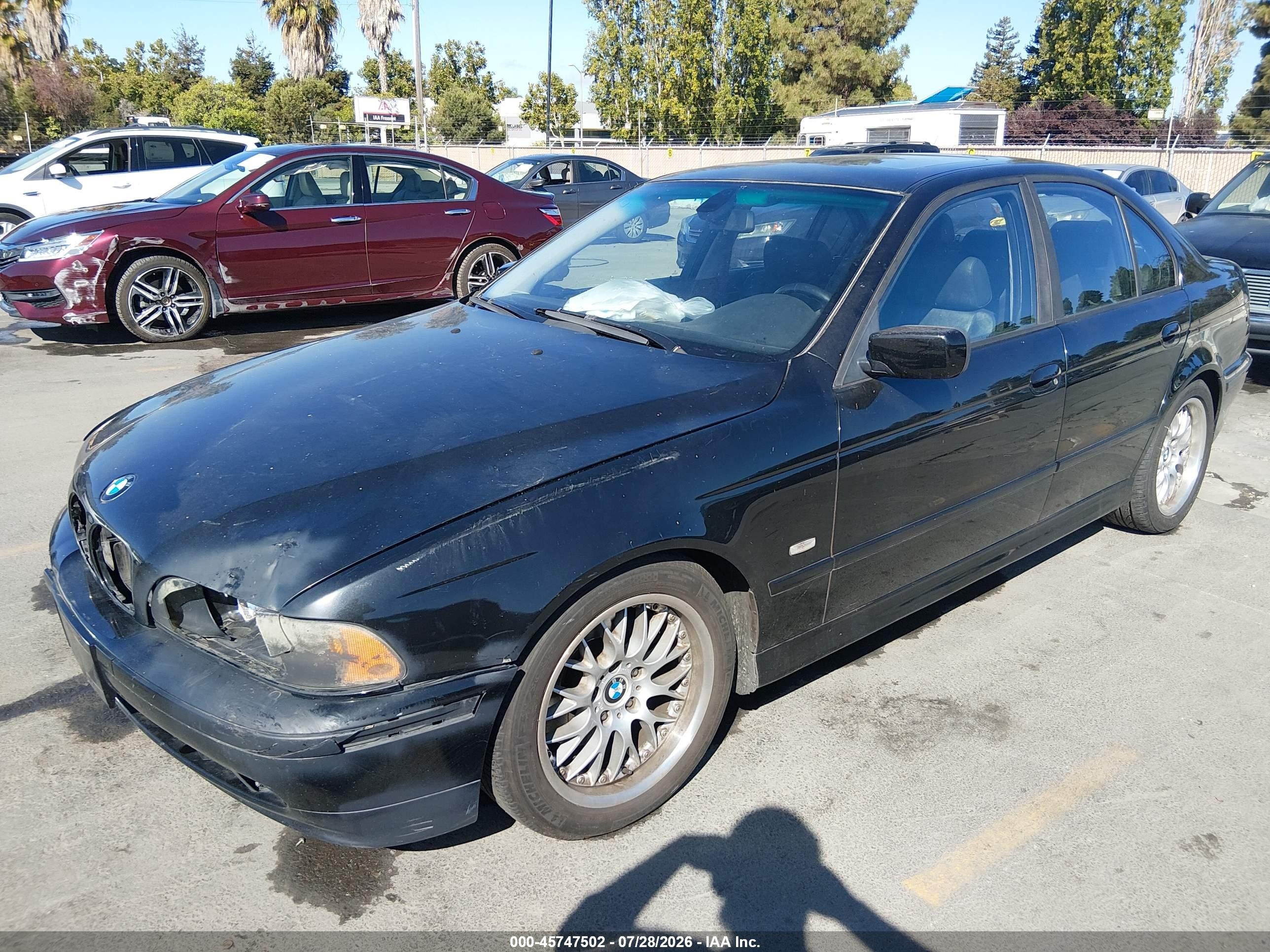 2002 Bmw 530ia   Черный vin: WBADT63492CH89941