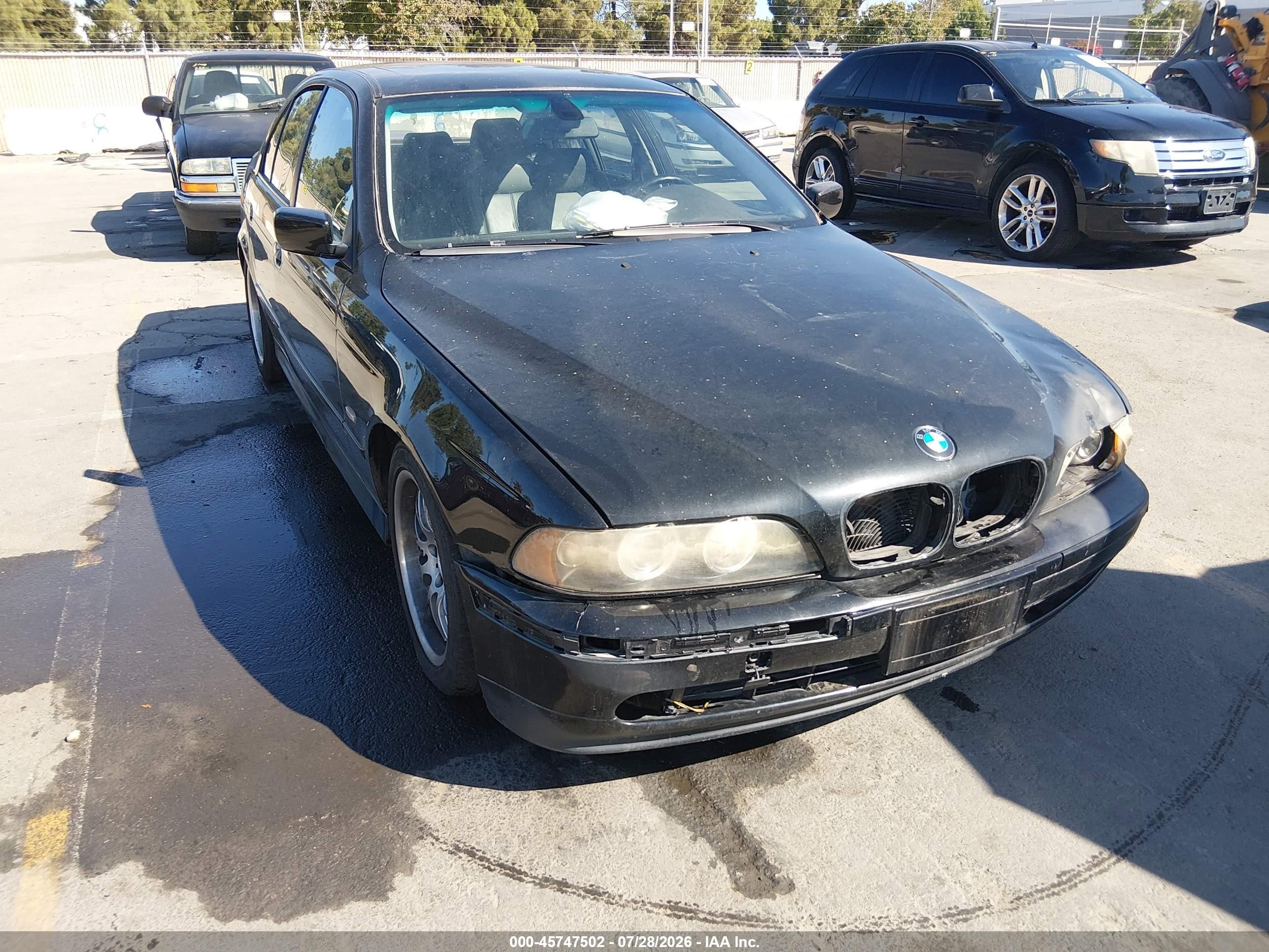 2002 Bmw 530ia   Черный vin: WBADT63492CH89941