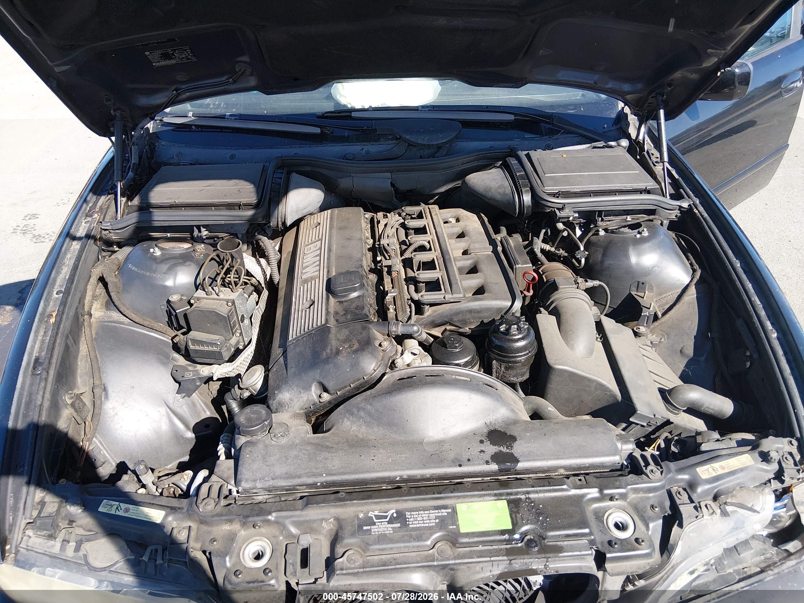 2002 Bmw 530ia   Черный vin: WBADT63492CH89941