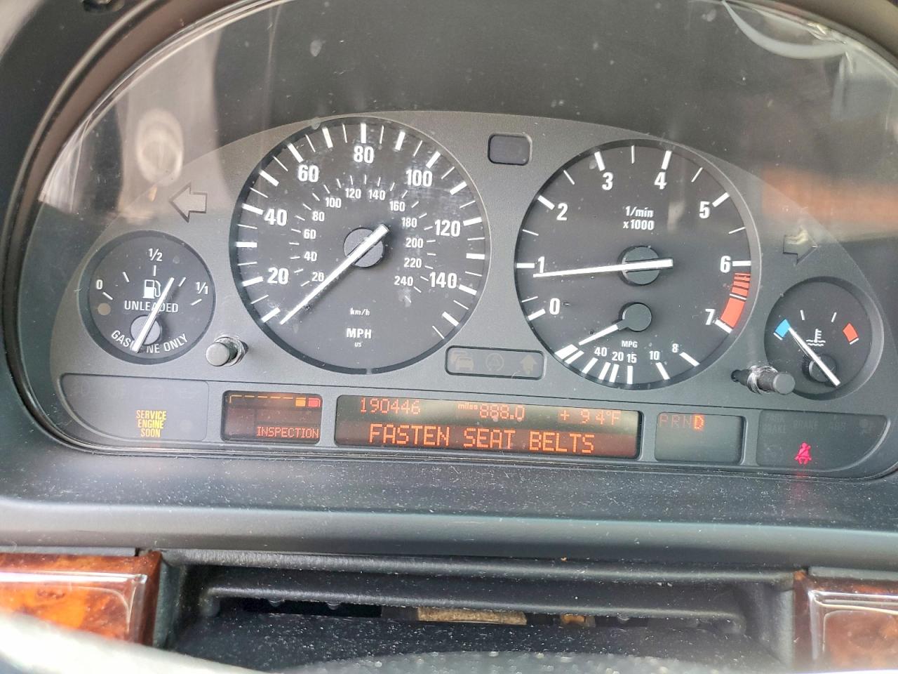 2003 Bmw 530 I Automatic Charcoal vin: WBADT63493CK30842