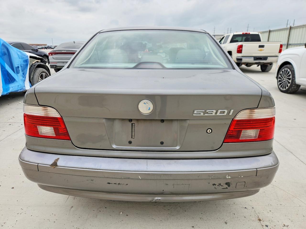 2003 Bmw 530 I Automatic Gray vin: WBADT63493CK30940