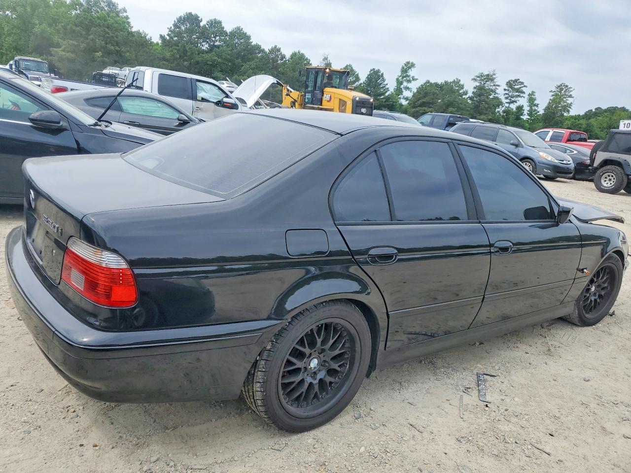2003 Bmw 530 I Automatic Black vin: WBADT63493CK31165