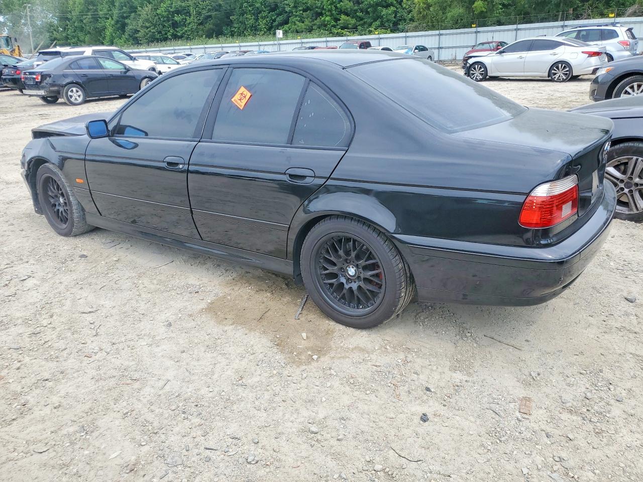 2003 Bmw 530 I Automatic Black vin: WBADT63493CK31165