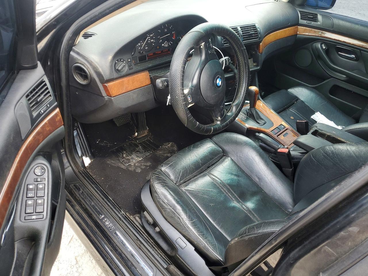 2003 Bmw 530 I Automatic Black vin: WBADT63493CK31165