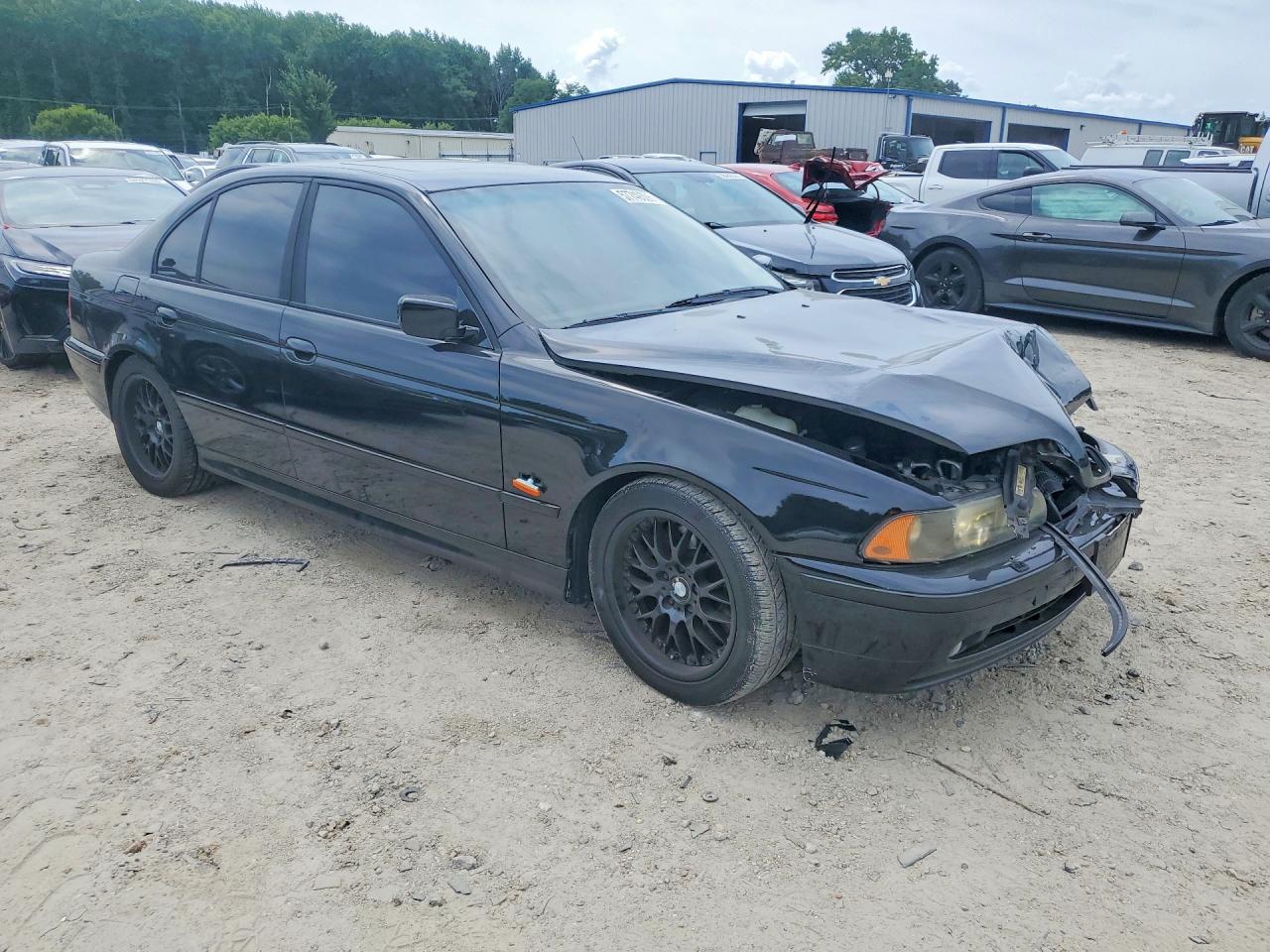 2003 Bmw 530 I Automatic Black vin: WBADT63493CK31165