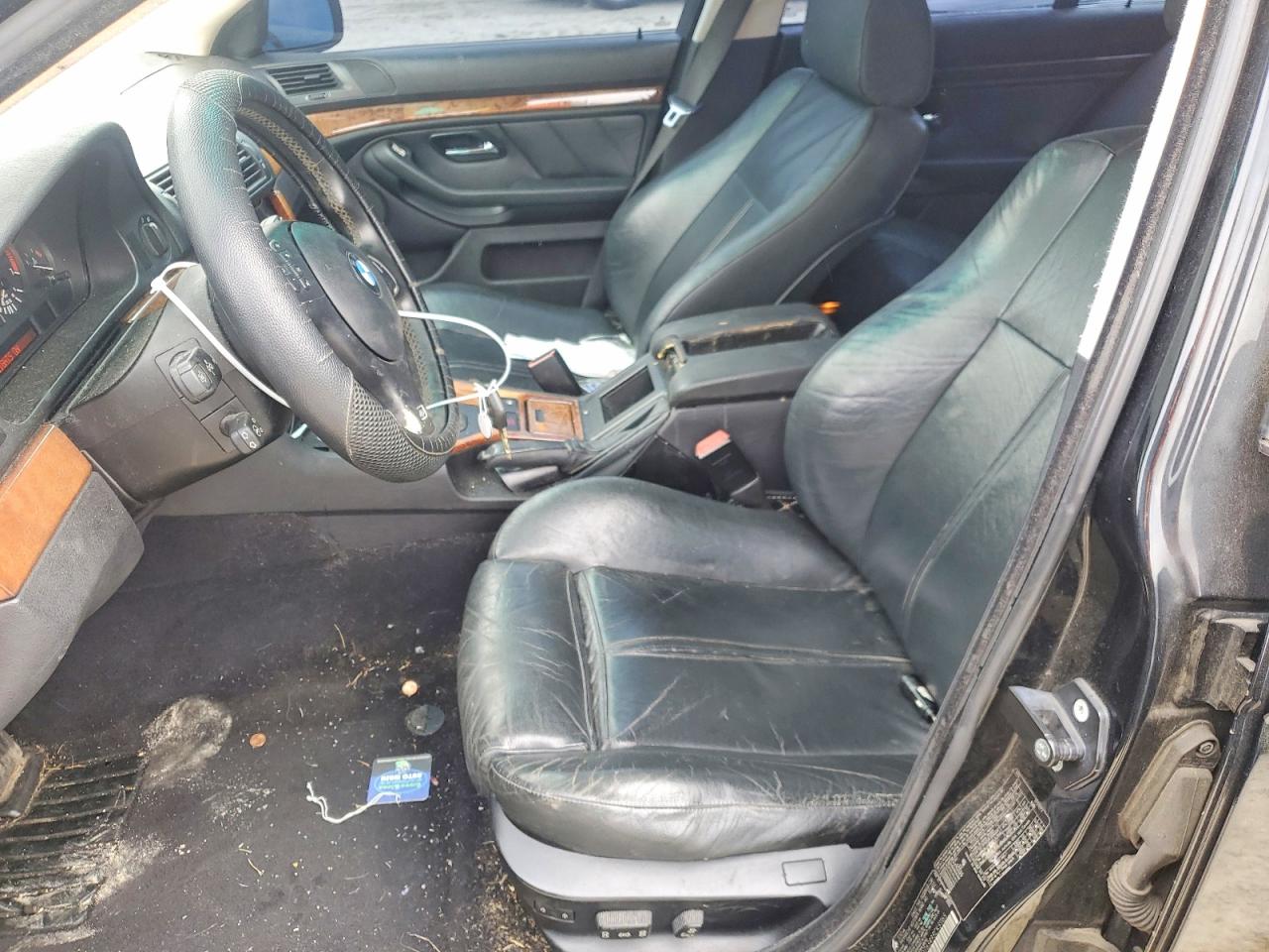 2003 Bmw 530 I Automatic Black vin: WBADT63493CK31165