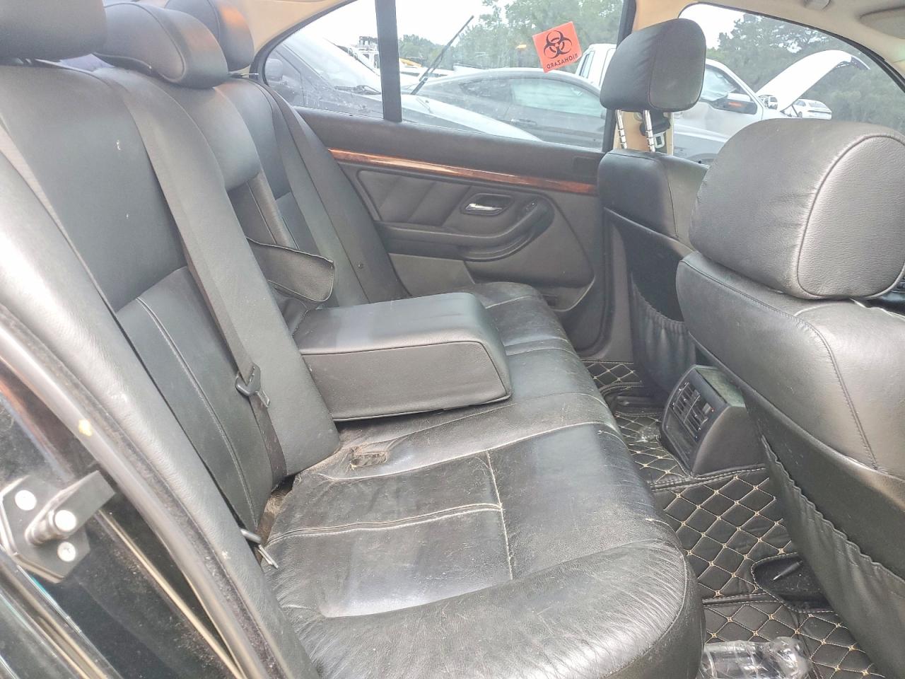 2003 Bmw 530 I Automatic Black vin: WBADT63493CK31165