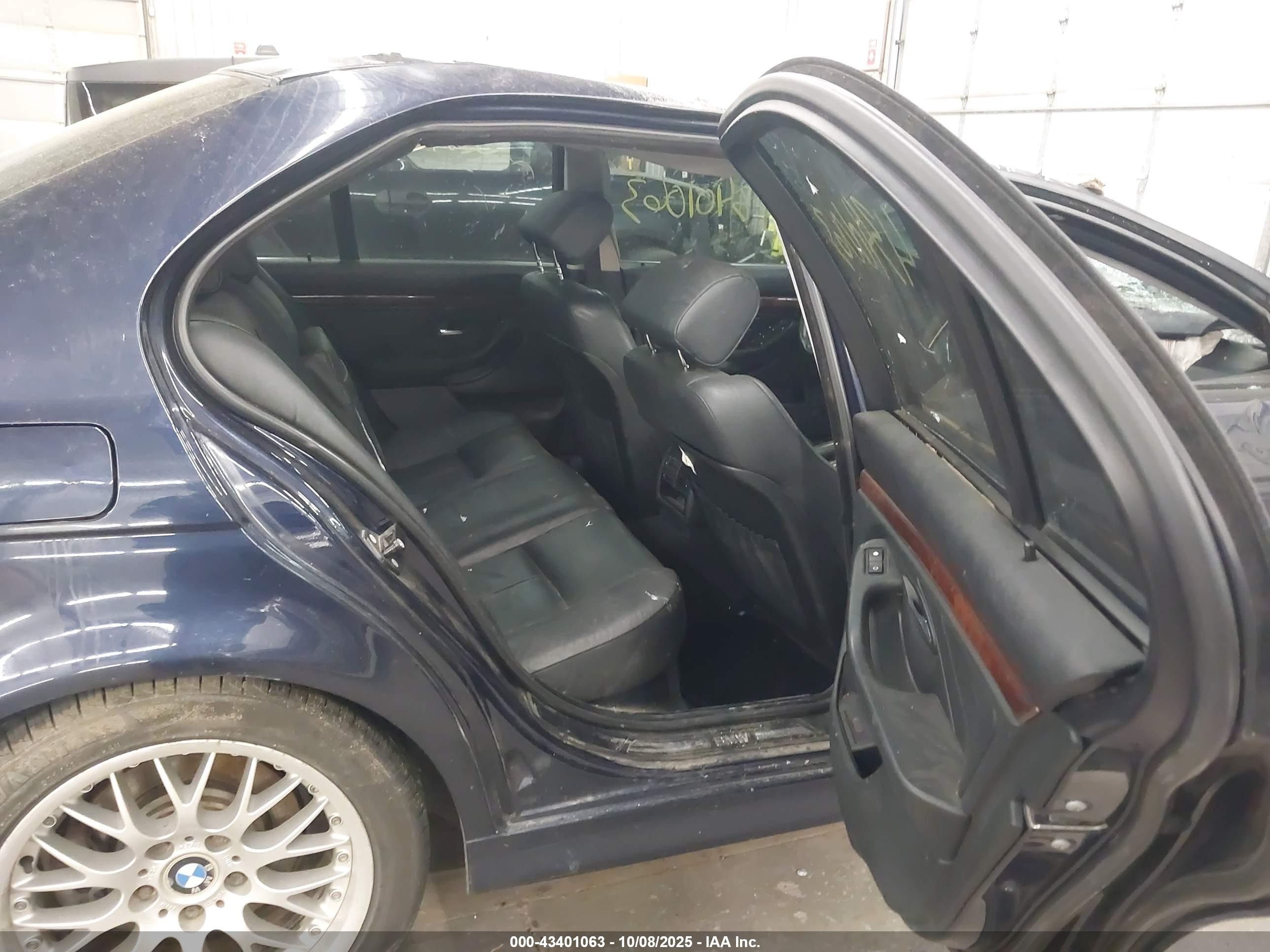 2003 Bmw 530ia   Dark Blue vin: WBADT63493CK45731