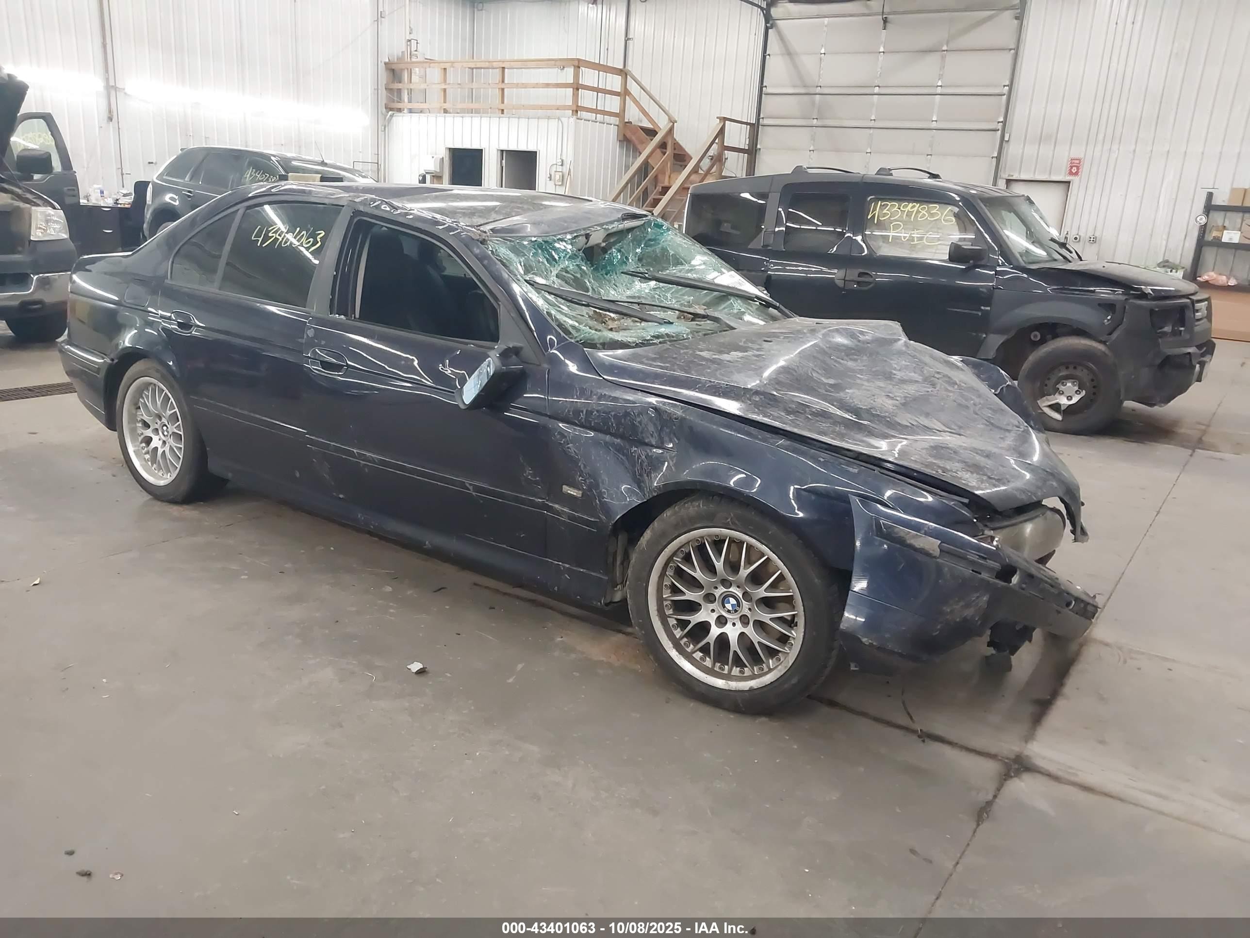 2003 Bmw 530ia   Dark Blue vin: WBADT63493CK45731
