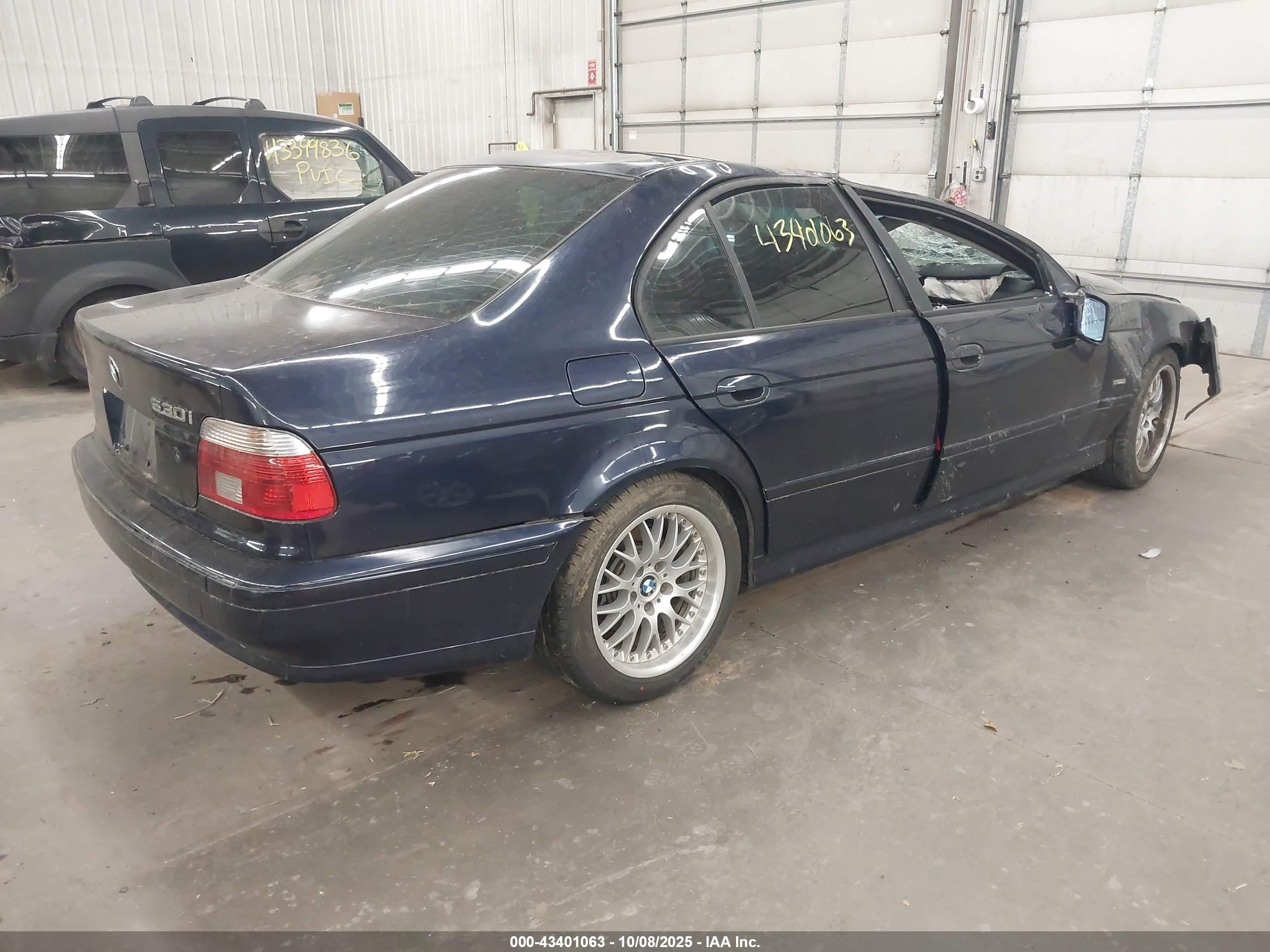 2003 Bmw 530ia   Dark Blue vin: WBADT63493CK45731