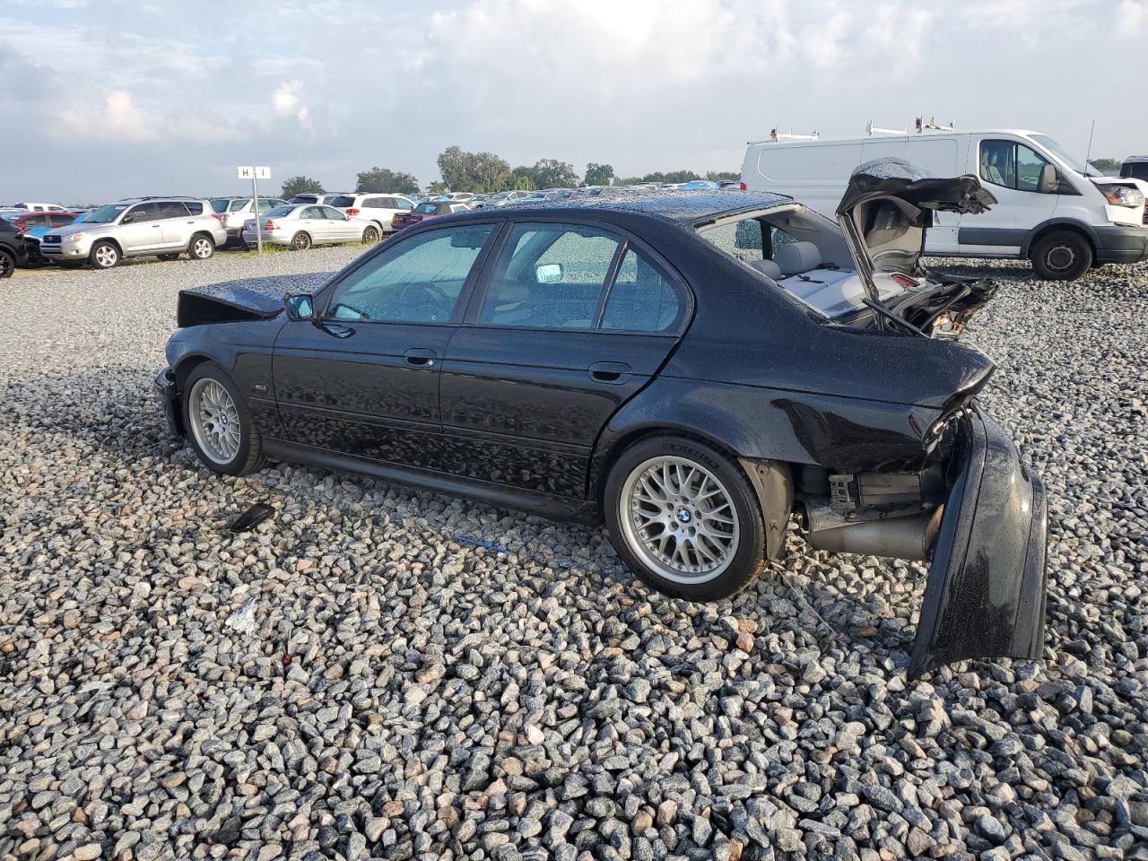 2001 Bmw 530 I Automatic Black vin: WBADT634X1CF14089
