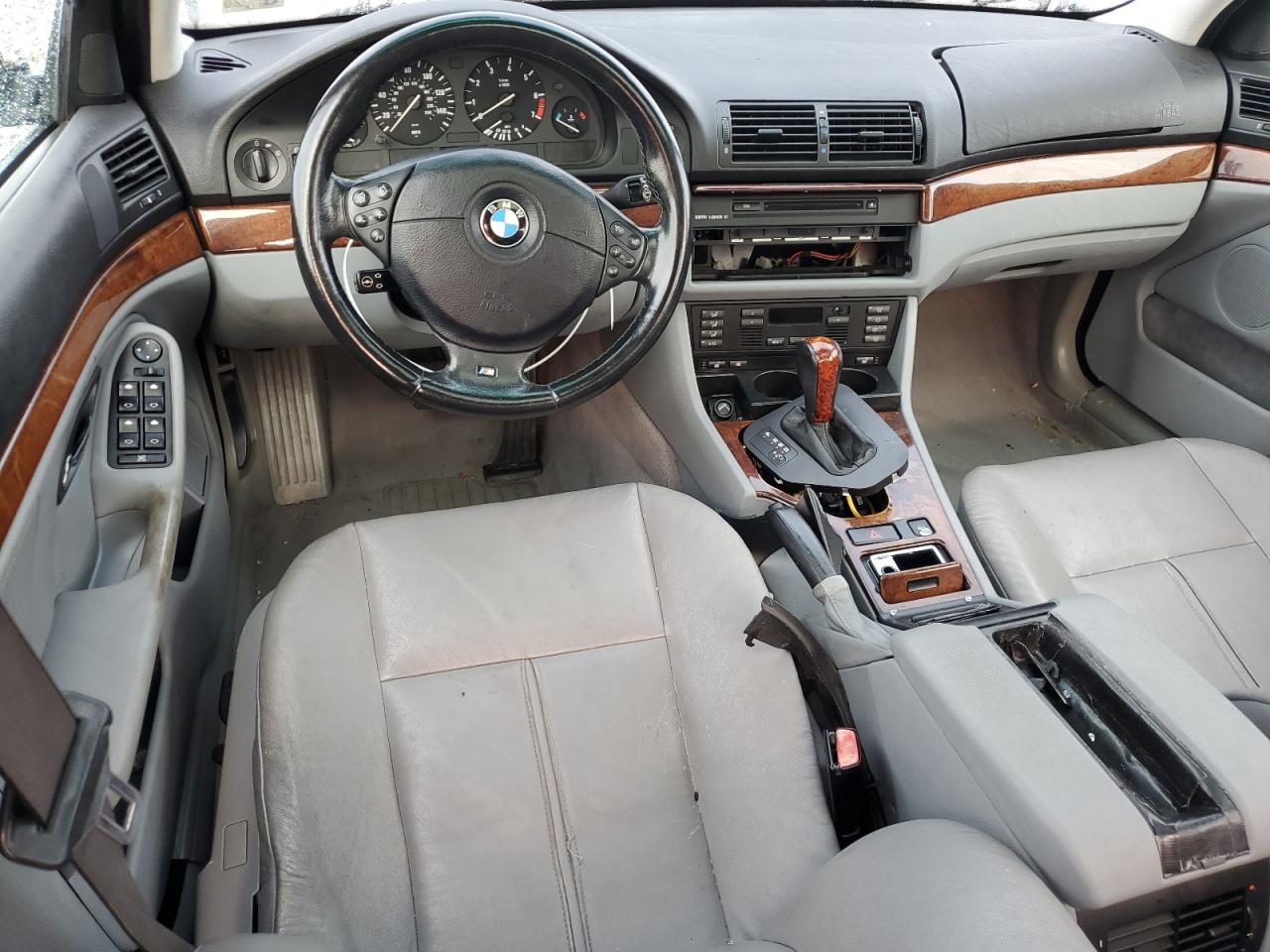 2001 Bmw 530 I Automatic Black vin: WBADT634X1CF14089