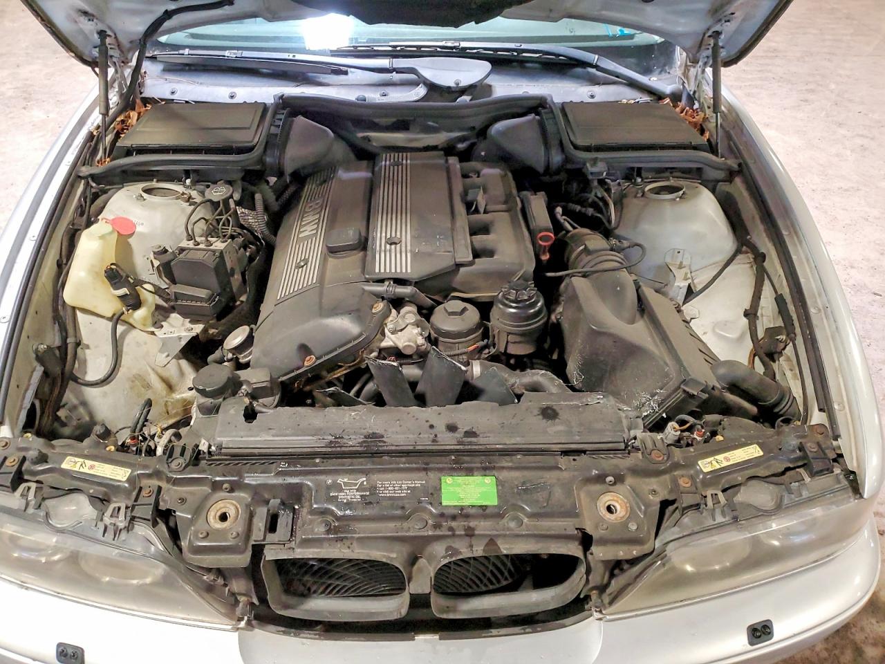 2001 Bmw 530 I Automatic Silver vin: WBADT634X1CF14349