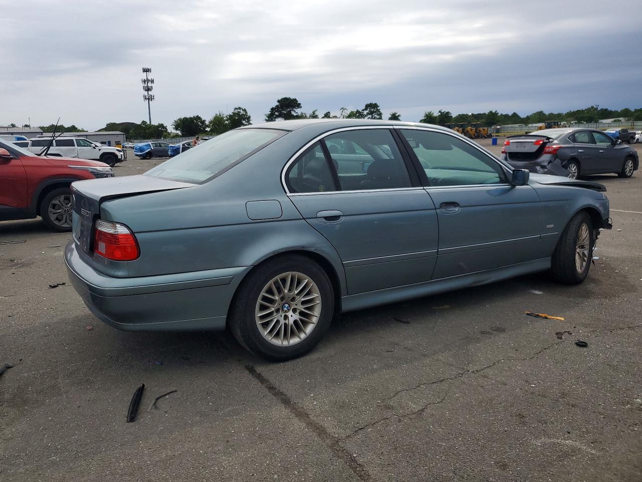 2002 Bmw 530 I Automatic Teal vin: WBADT634X2CH89222