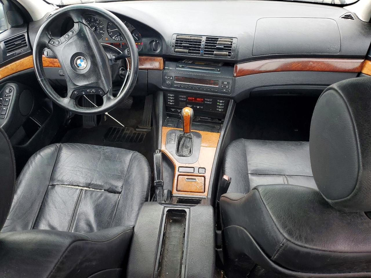 2002 Bmw 530 I Automatic Teal vin: WBADT634X2CH89222
