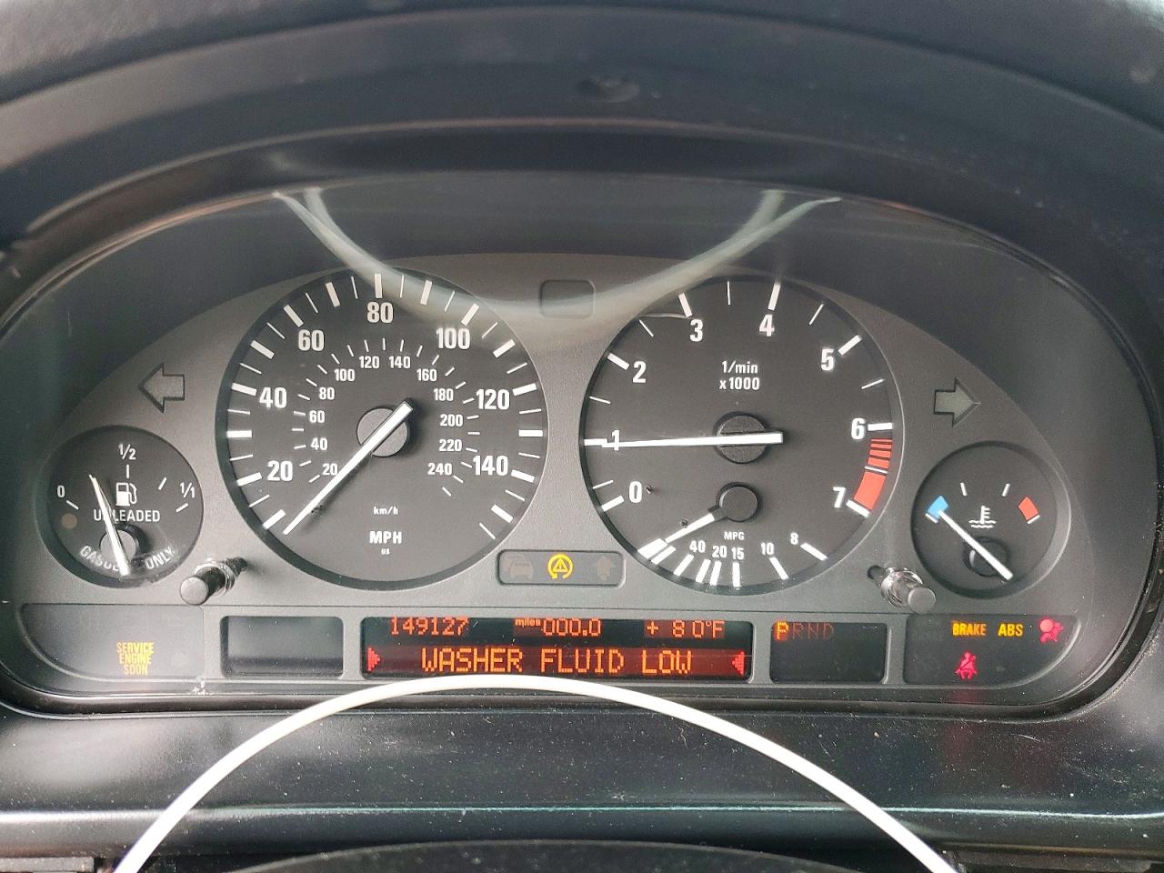 2002 Bmw 530 I Automatic Teal vin: WBADT634X2CH89222