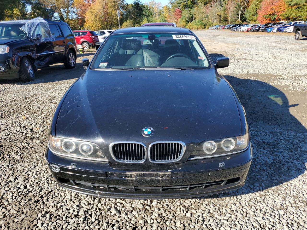 2002 Bmw 530 I Automatic Black vin: WBADT634X2CH92606
