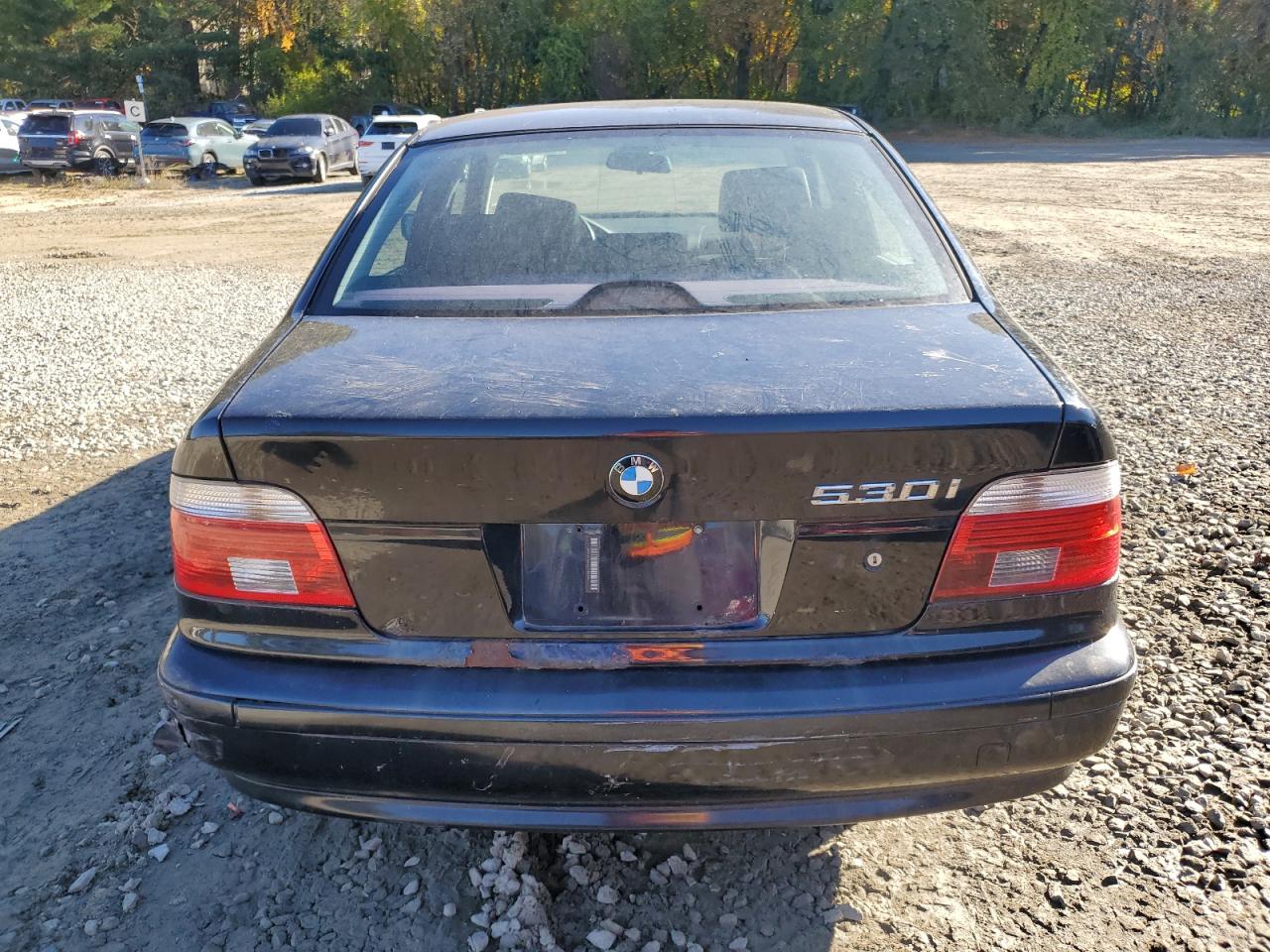2002 Bmw 530 I Automatic Black vin: WBADT634X2CH92606