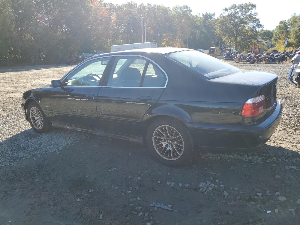 2002 Bmw 530 I Automatic Black vin: WBADT634X2CH92606