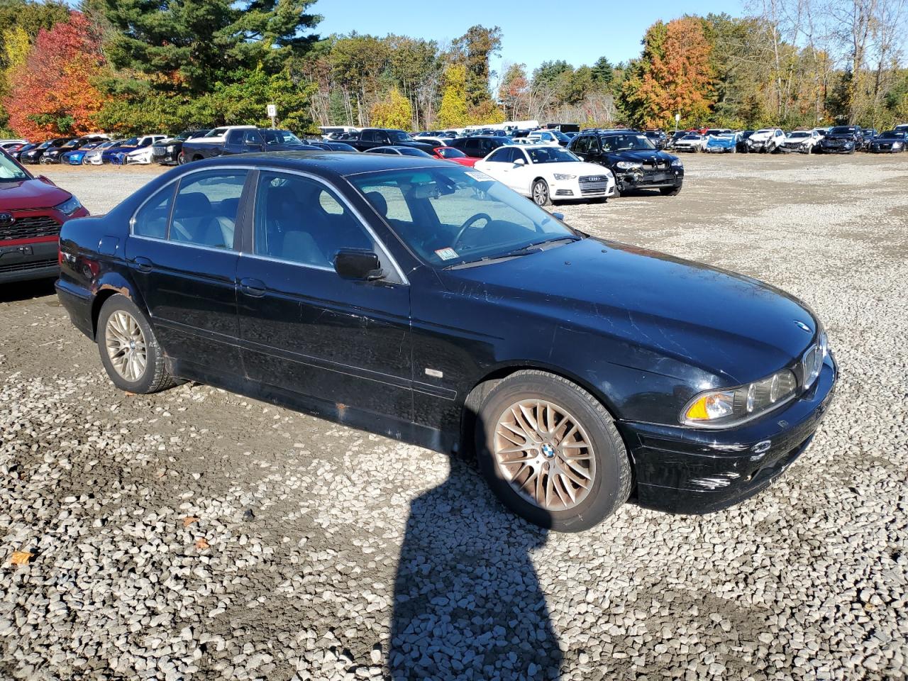 2002 Bmw 530 I Automatic Black vin: WBADT634X2CH92606