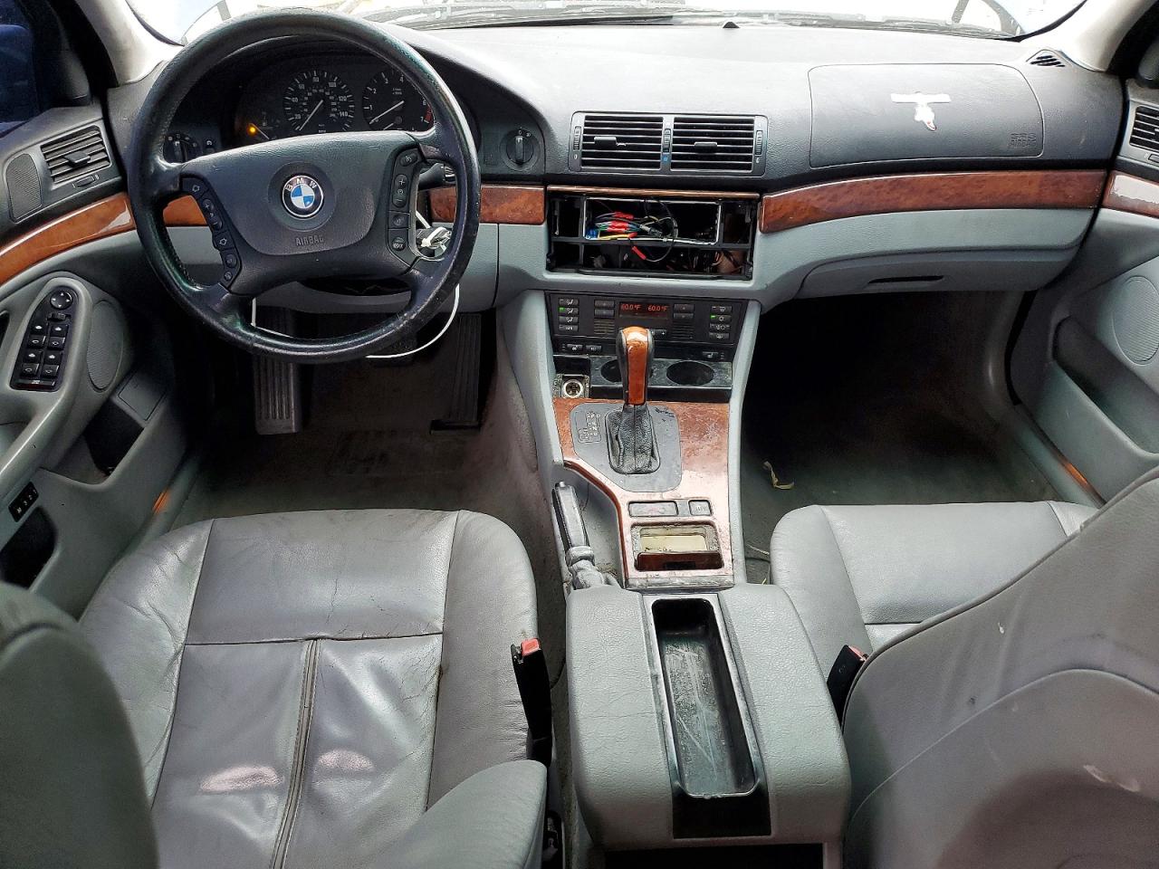 2003 Bmw 530 I Automatic Blue vin: WBADT634X3CK36164