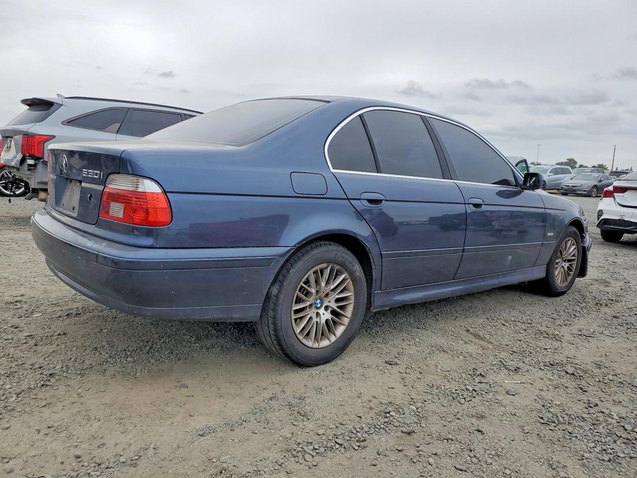2003 Bmw 530 I Automatic Blue vin: WBADT634X3CK36164