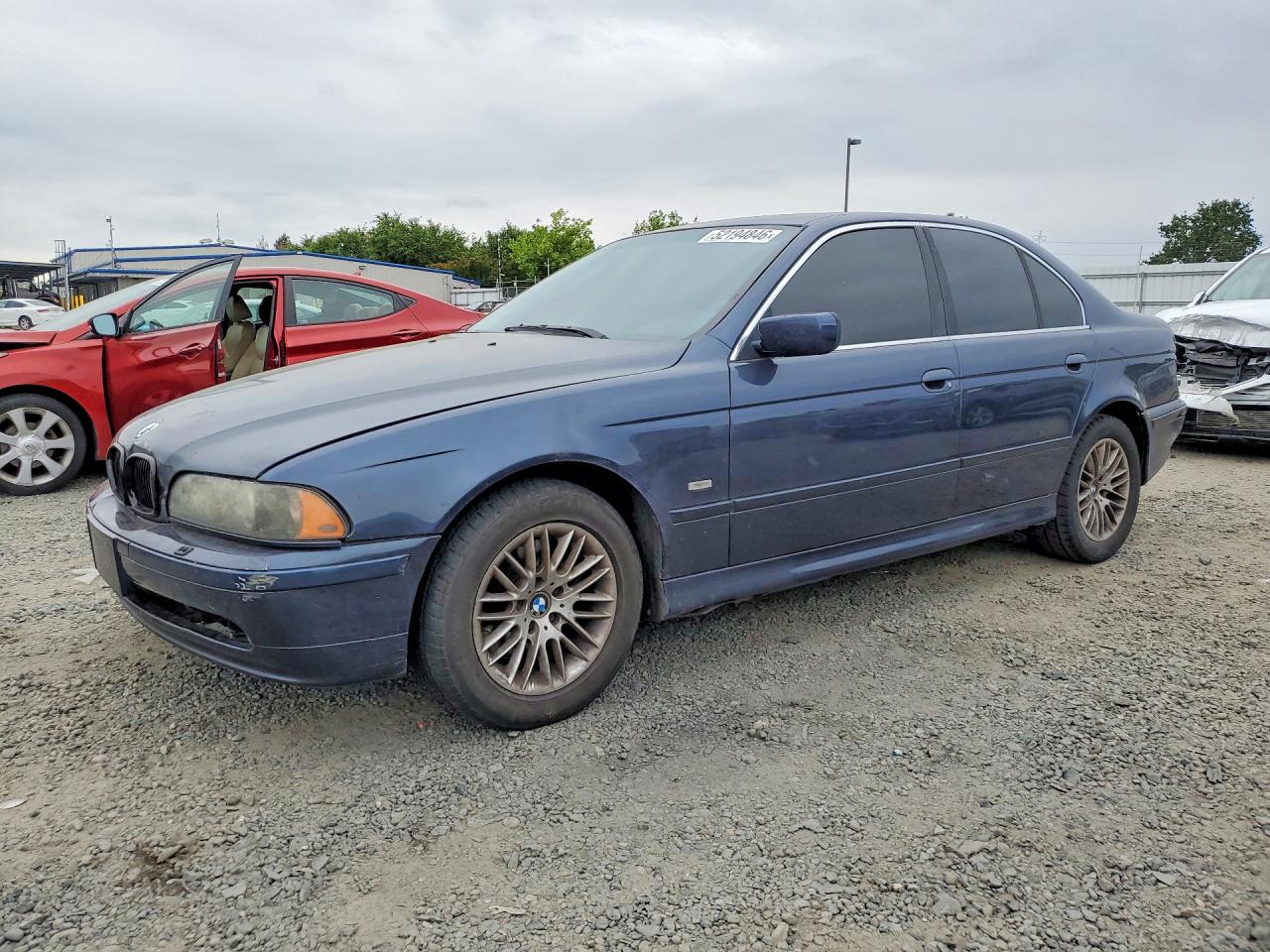 2003 Bmw 530 I Automatic Blue vin: WBADT634X3CK36164