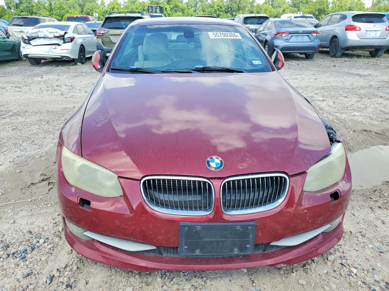2011 Bmw 328 I Maroon vin: WBADW3C51BE538623