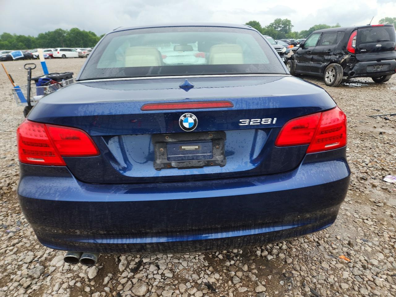 2012 Bmw 328 I Blue vin: WBADW3C52CE446731
