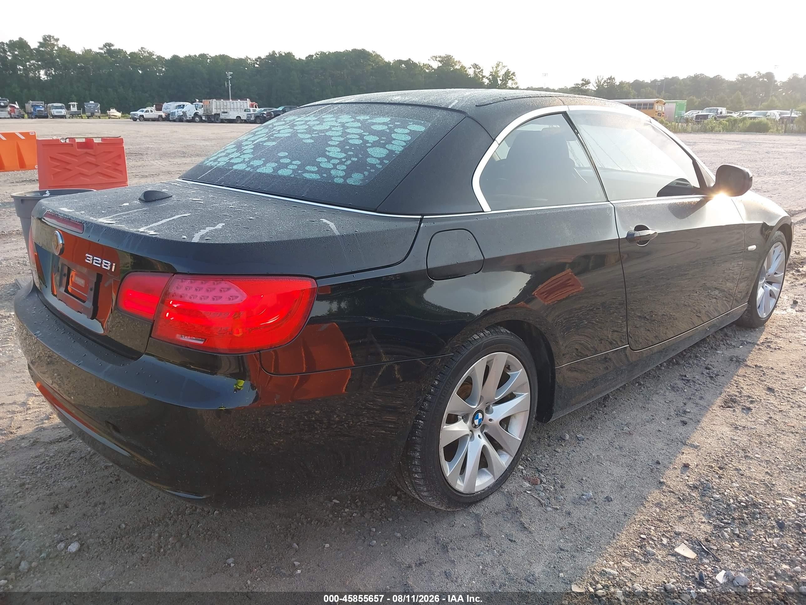 2013 Bmw 328i   Черный vin: WBADW3C52DJ526281