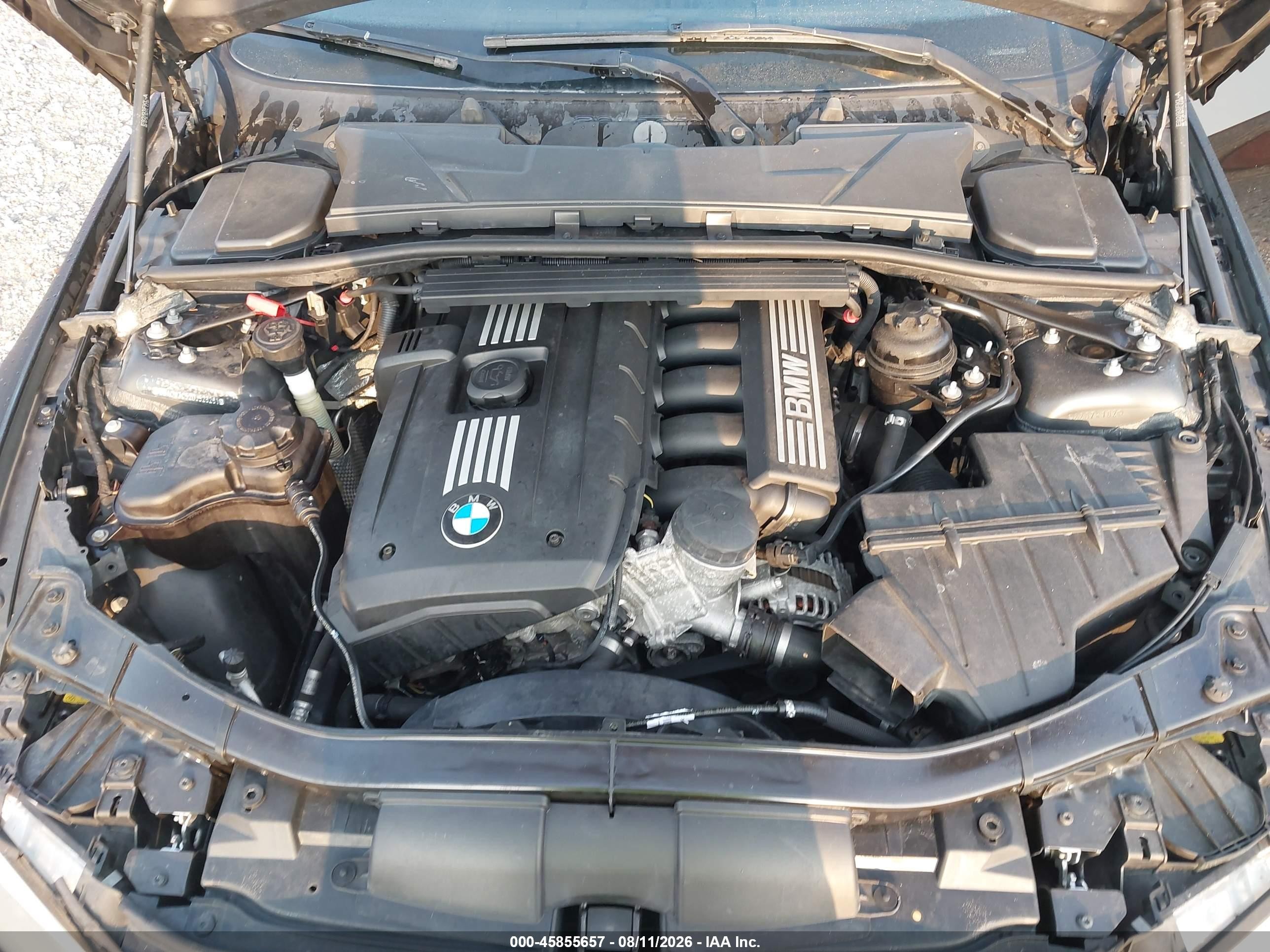 2013 Bmw 328i   Черный vin: WBADW3C52DJ526281