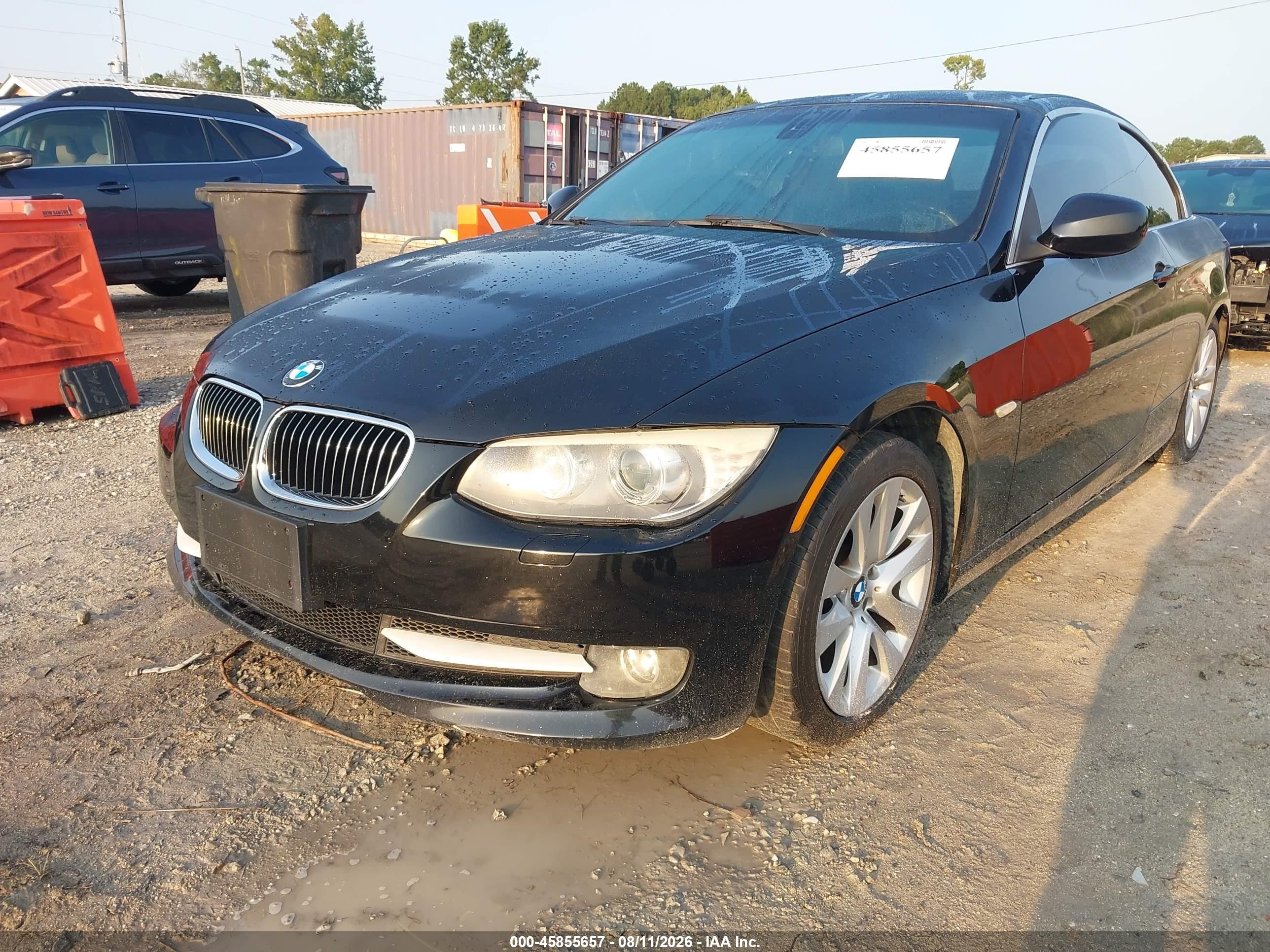 2013 Bmw 328i   Черный vin: WBADW3C52DJ526281