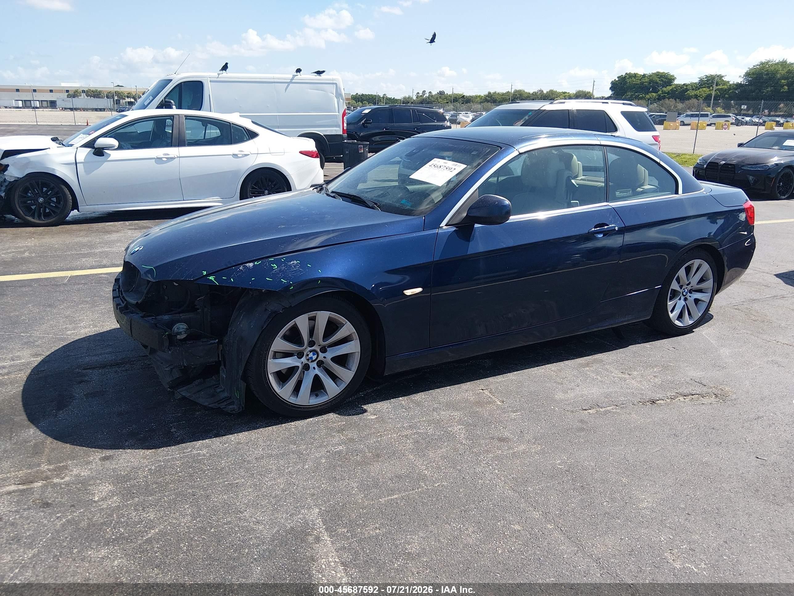 2011 Bmw 328i   Blue vin: WBADW3C53BE439706