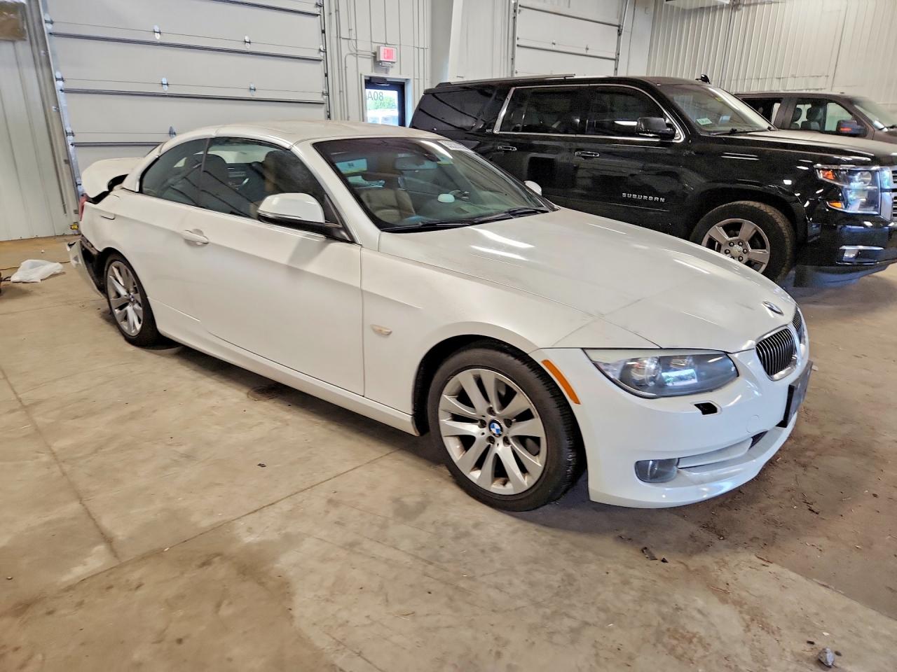 2012 Bmw 328 I White vin: WBADW3C53CE823485