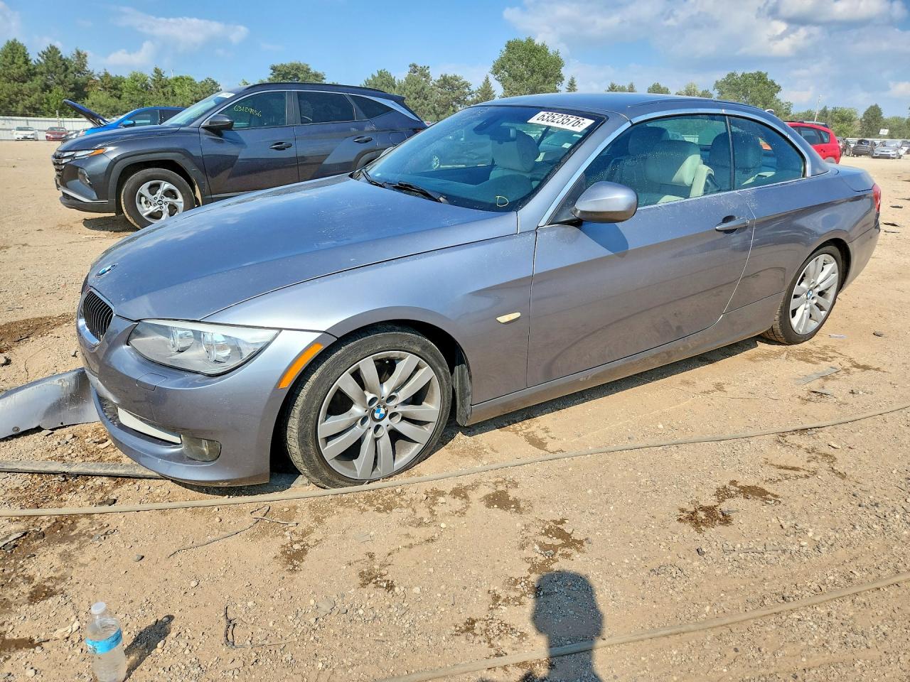 2013 Bmw 328 I Gray vin: WBADW3C53DJ527150