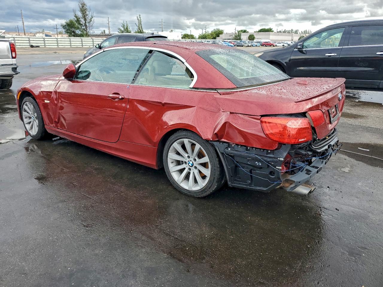 2013 Bmw 328 I Burgundy vin: WBADW3C55DJ525979