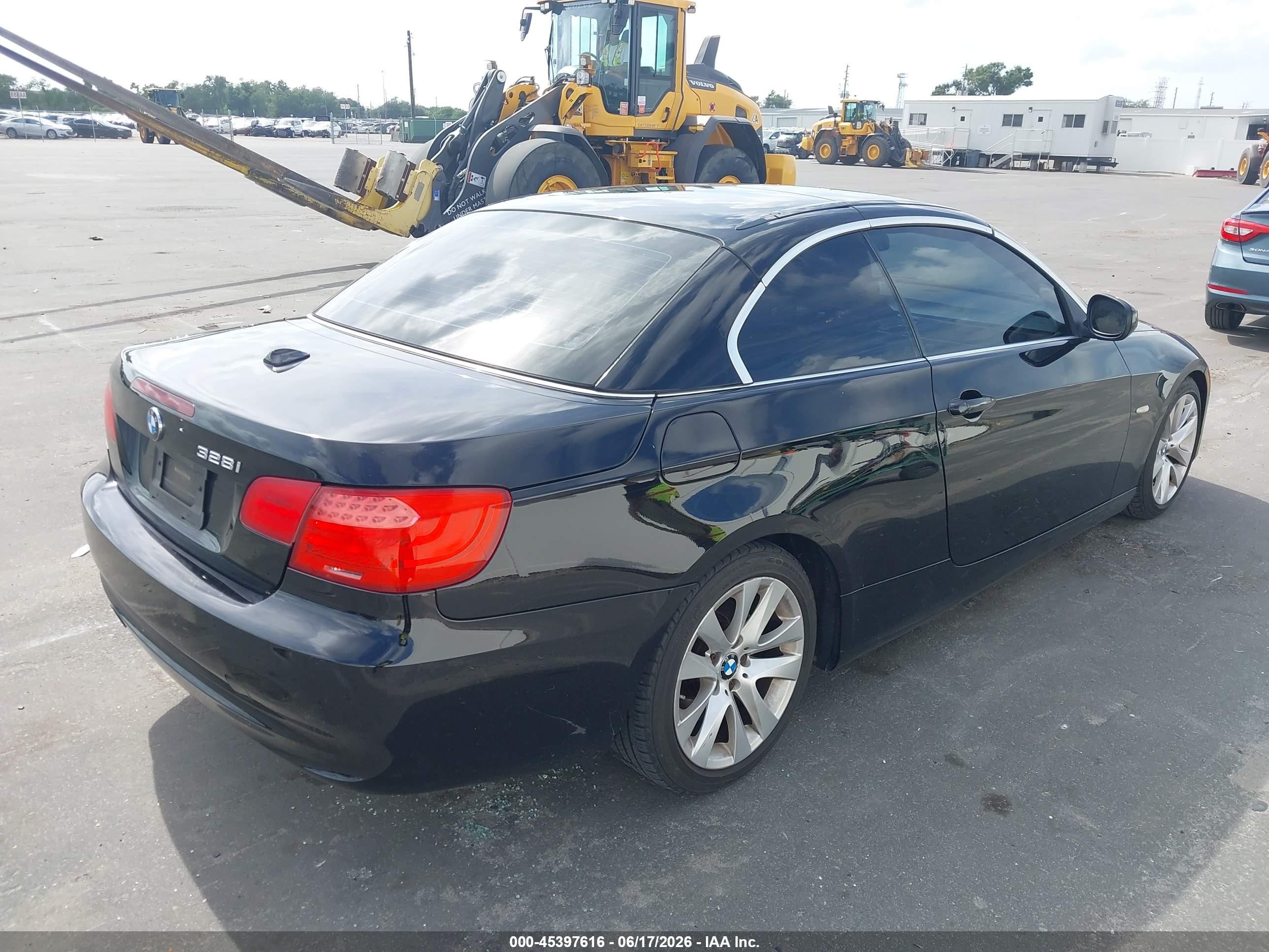 2011 Bmw 328i Black vin: WBADW3C56BE539007