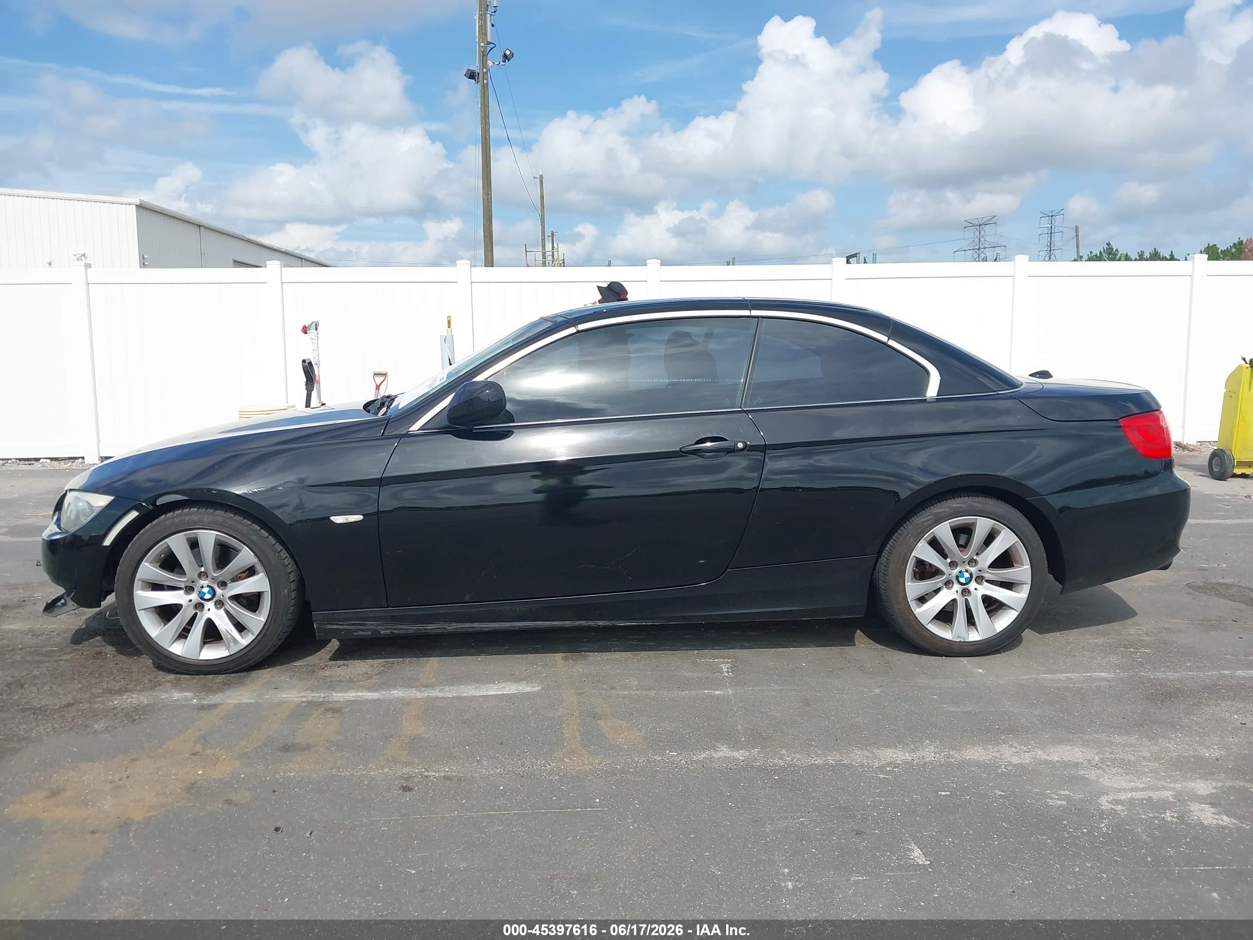 2011 Bmw 328i Black vin: WBADW3C56BE539007